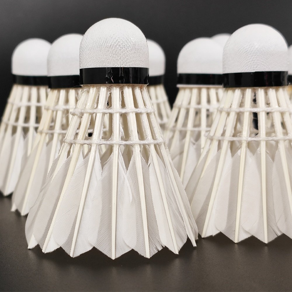 DuRun Best Sale Durable Official Standard Size Goose Feather Training Badminton Shuttlecock