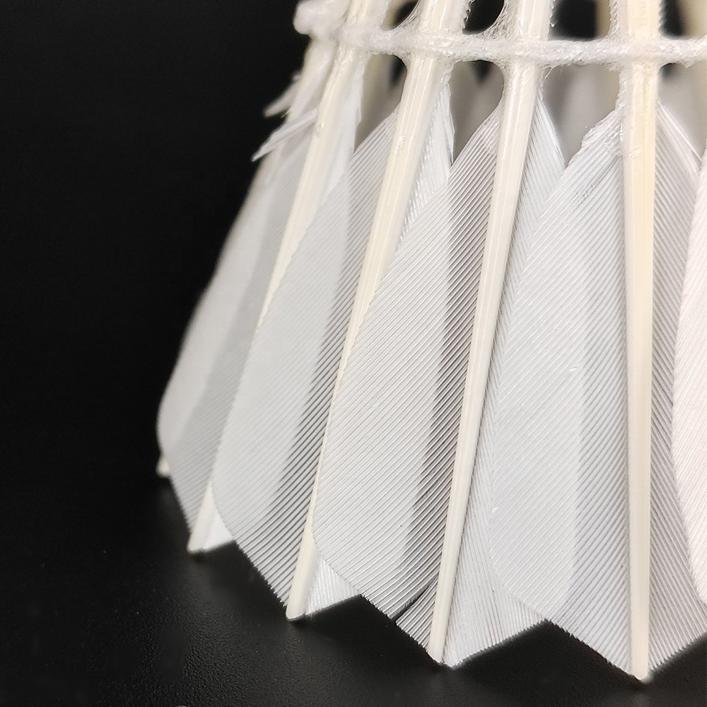 DuRun Best Sale Durable Official Standard Size Goose Feather Training Badminton Shuttlecock