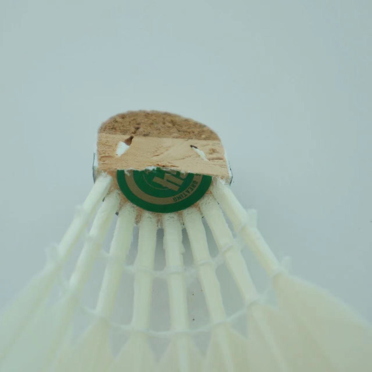 durability all round class C goose feathers with pu cork badminton shuttlecock for professional training