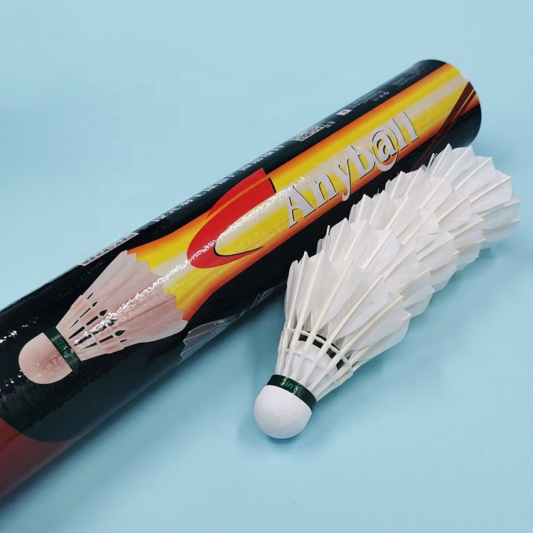 Cheap Hybrid Shuttlecock Short Natural Feather 3in1 Shuttlecock with Nylon Feather Stand Durable Shuttlecock for Badminton