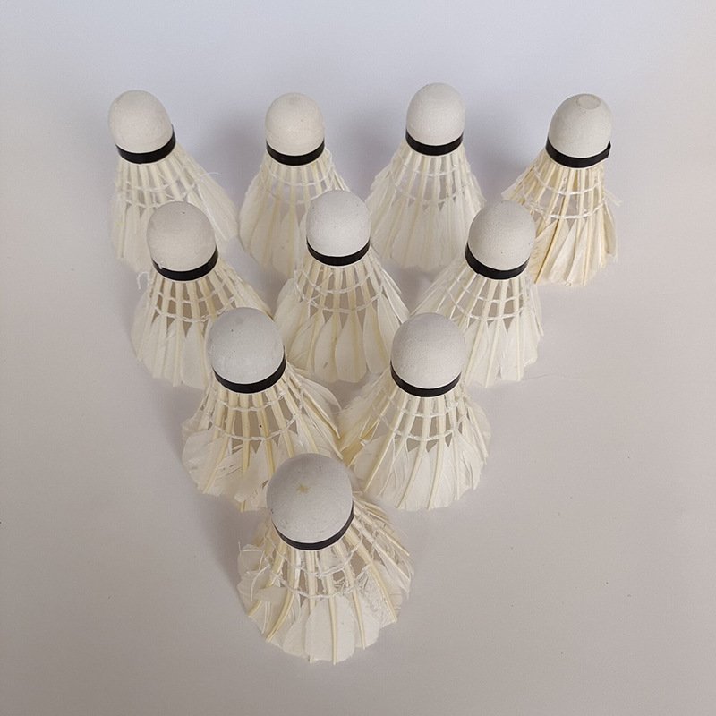 Wholesale Cheap High Durability Professional Players Tournament Grad Goose Feather Shuttlecock Badminton