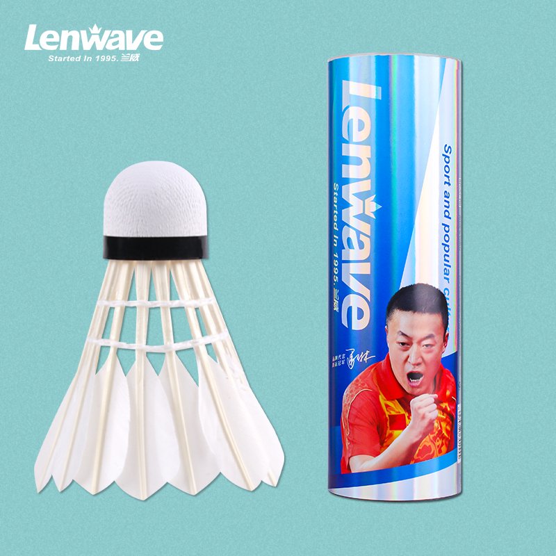 Factory custom provided Badminton Shuttlecocks Birdies,12 Pack Training Badminton Balls with Great Stability for in/out door
