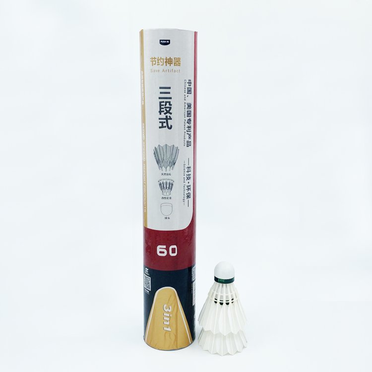 High Quality 3in1 Hybrid Shuttlecock China Factory Duck Feather Badminton Shuttlecock Custom OEM Available