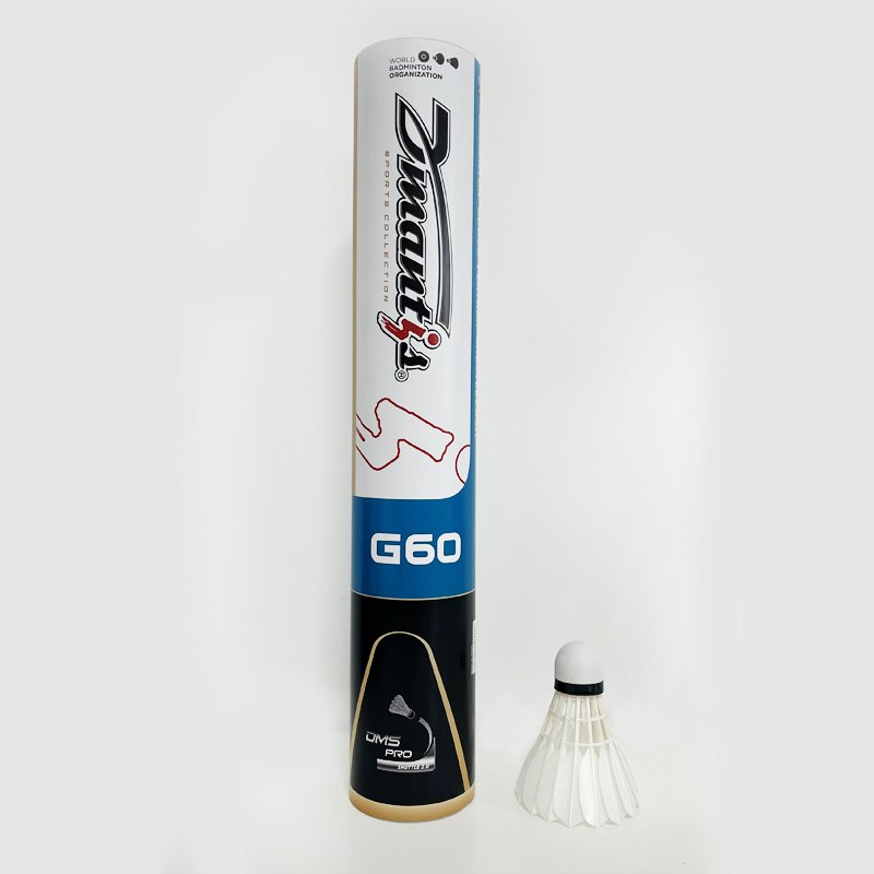 12-Pack Advanced Goose Feather Badminton Shuttlecocks with Great Stability and Durability High Speed Badminton Birdies