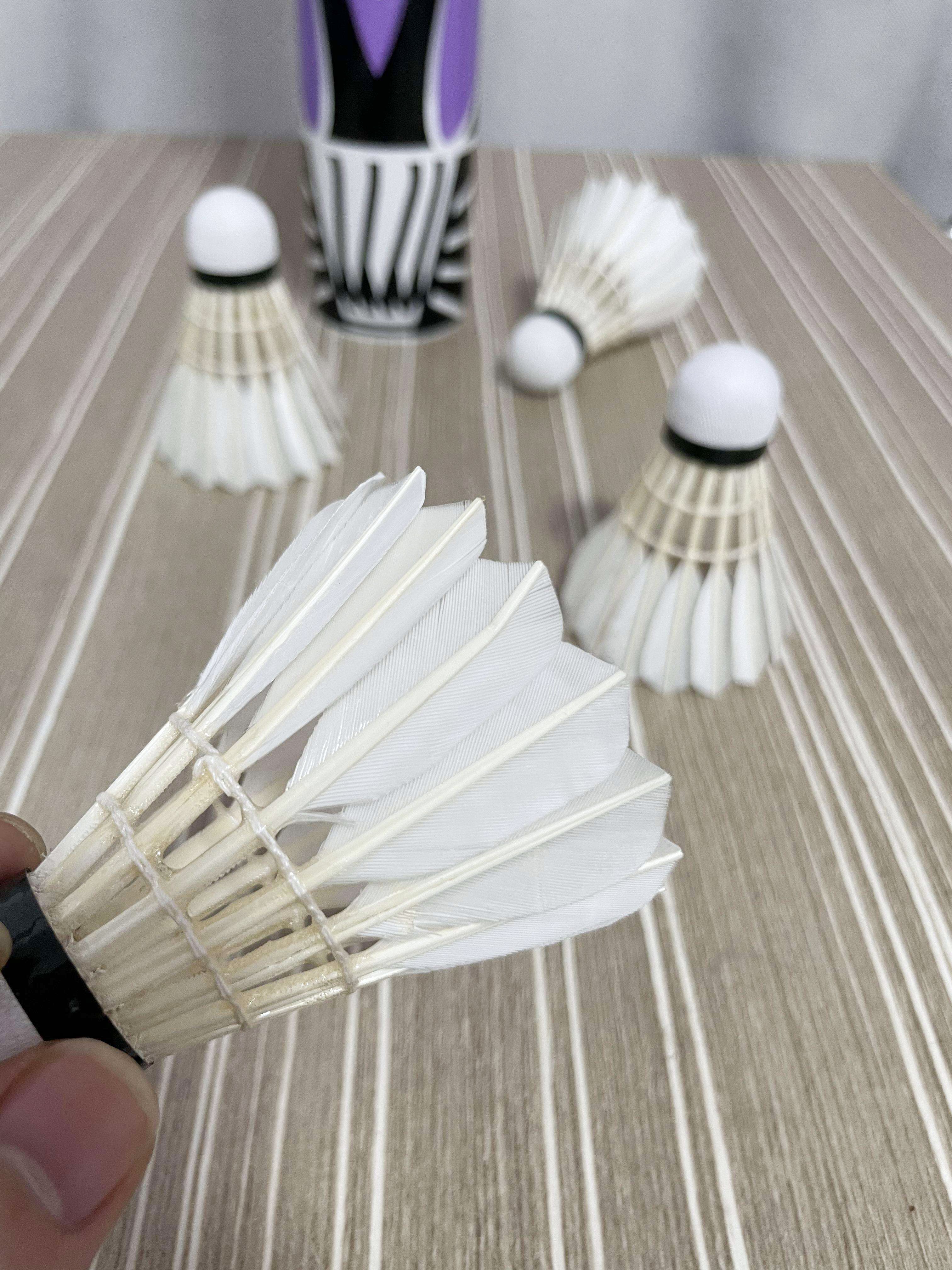 High Quality Shuttlecock Badminton Ball Duck Feather Shuttlecocks Kunli 03