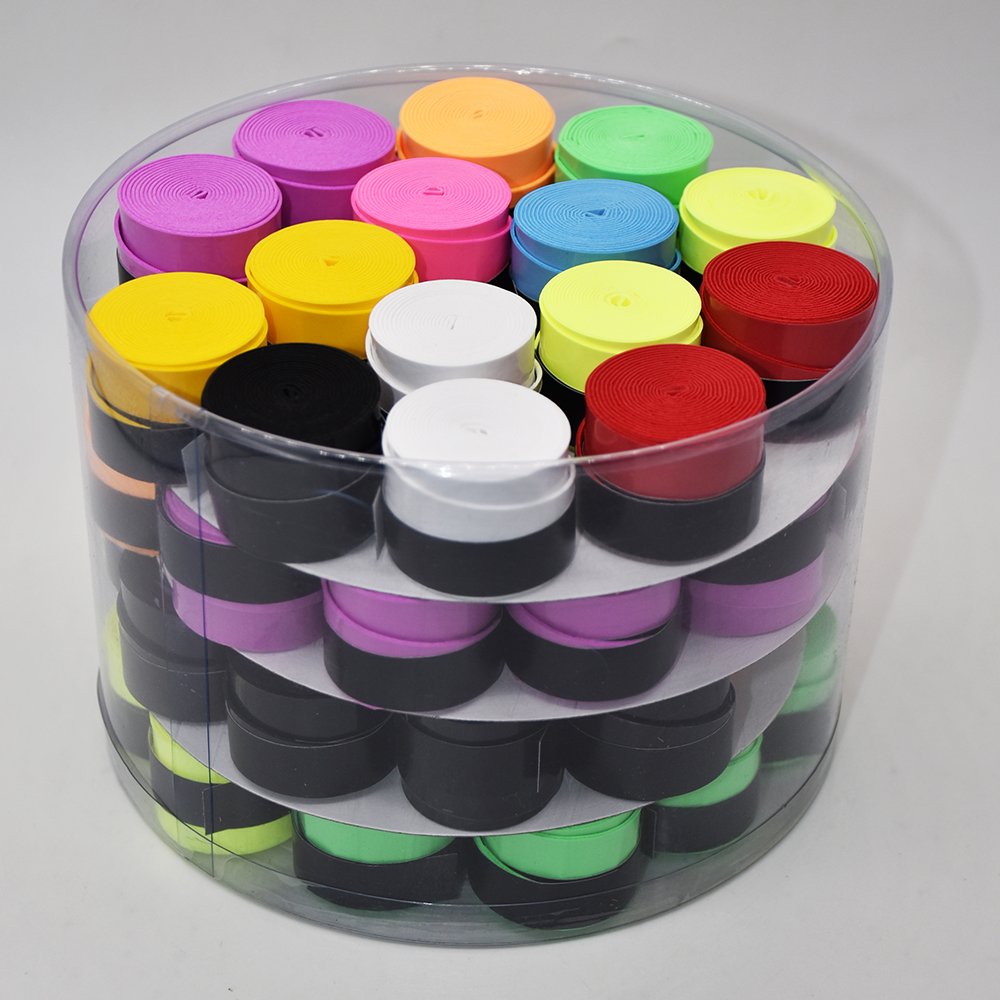 OEM Padel Racket Grip Tape Badminton Grip Custom Tennis Overgrip 60PCS/BOX CN;GUA KELIST 0.7mm K300 0.5 PU Professional Player