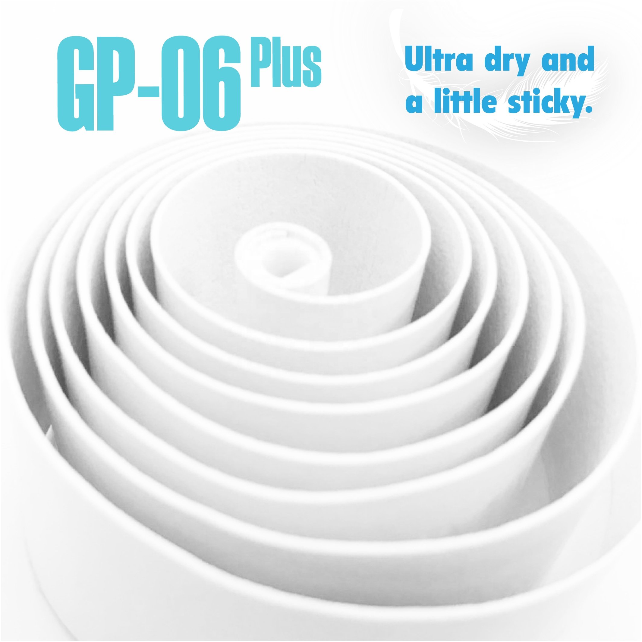 JNICE GP-06 Plus 0.6mm Thickness Tacky Feel Overgrip for badminton/tennis racket