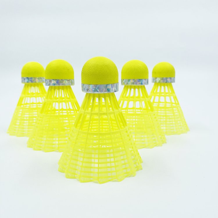 High Speed Nylon Badminton Shuttlecocks Badminton Plastic Batting Training Batting Training Hitting Practice