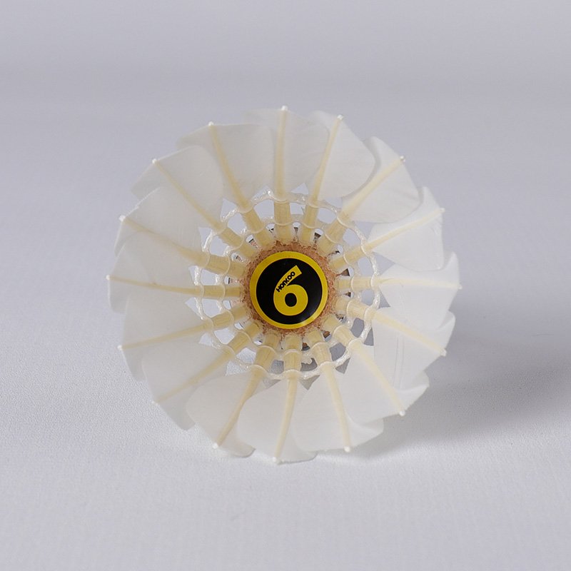 Oem Available Sale Class A Goose Feather Custom Aeroplane Speed 74-79 12pcs Badminton Ball Shuttlecock For Training