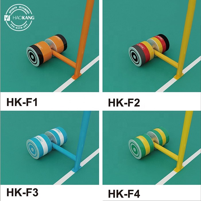 BWF Approvaled Haokang Moveable Badminton Net Pillar/Net Post for competition