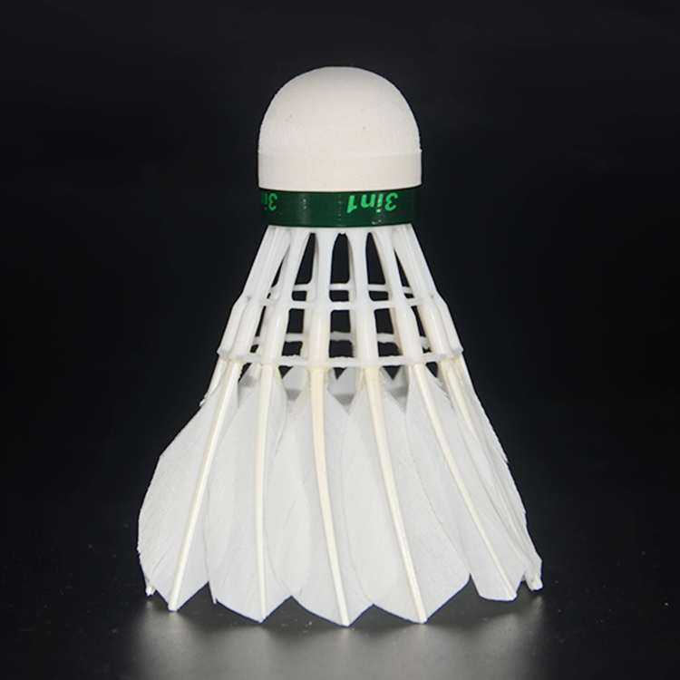2022 EVA Cork 3in1 Badminton Shuttlecocks Goose Feather High Speed Training Balls, Pack of 12 Indoor Outdoor Sport