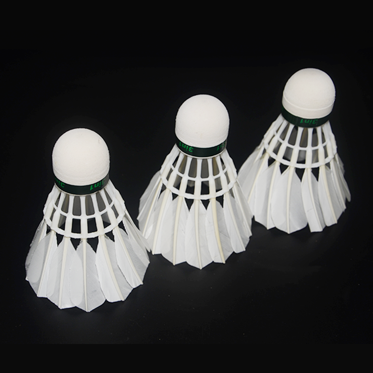 2022 EVA Cork 3in1 Badminton Shuttlecocks Goose Feather High Speed Training Balls, Pack of 12 Indoor Outdoor Sport