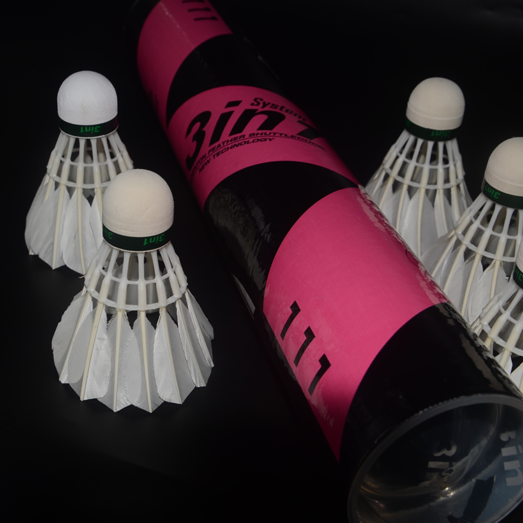 2022 EVA Cork 3in1 Badminton Shuttlecocks Goose Feather High Speed Training Balls, Pack of 12 Indoor Outdoor Sport