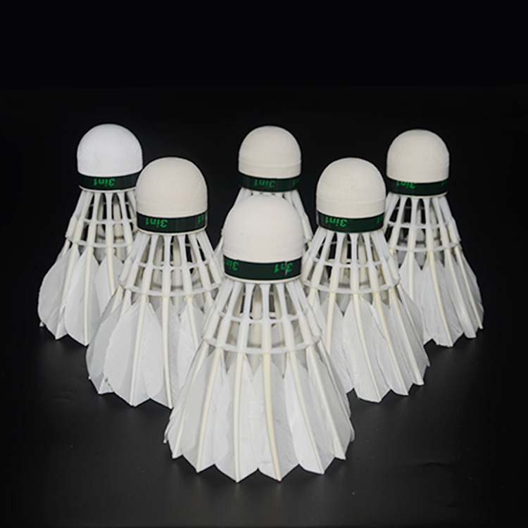 2022 EVA Cork 3in1 Badminton Shuttlecocks Goose Feather High Speed Training Balls, Pack of 12 Indoor Outdoor Sport
