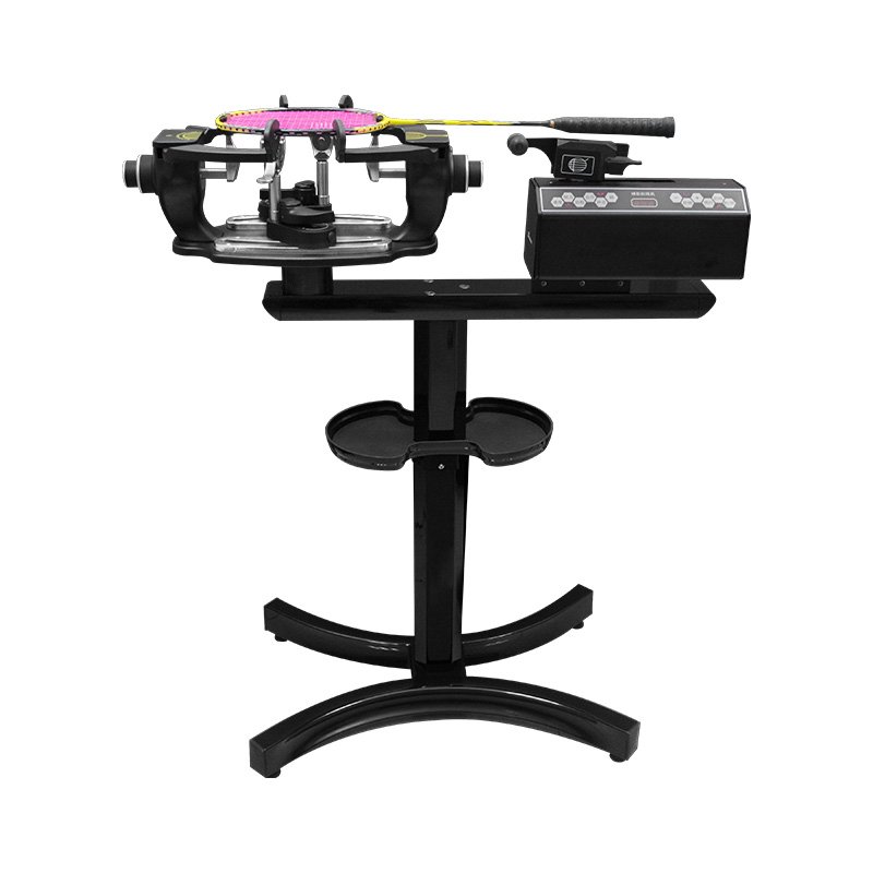Factory Black Color Single Computer Head Badminton Racket Stringing Machine