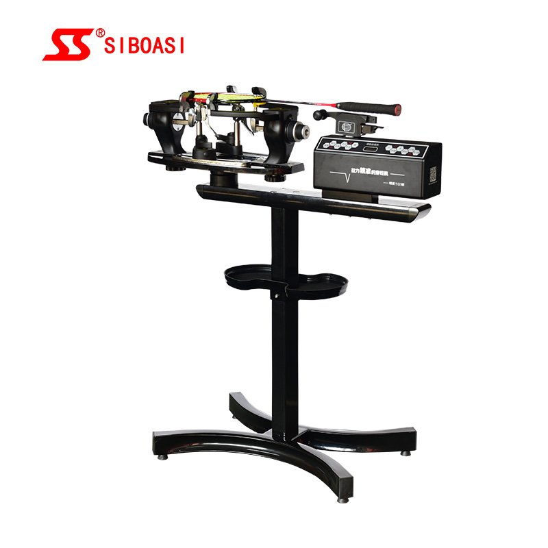 Factory Black Color Single Computer Head Badminton Racket Stringing Machine