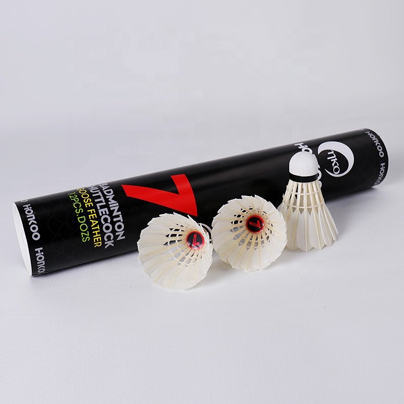 Honkoo 7 Shuttlecock Goose Feather Badminton Shuttlecock For Tournament Training