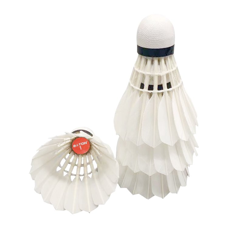 Anhui Grade a Level Badminton Shuttlecock High Quality Class a Goose Feather Super Durability Cork Head Tournament Usage