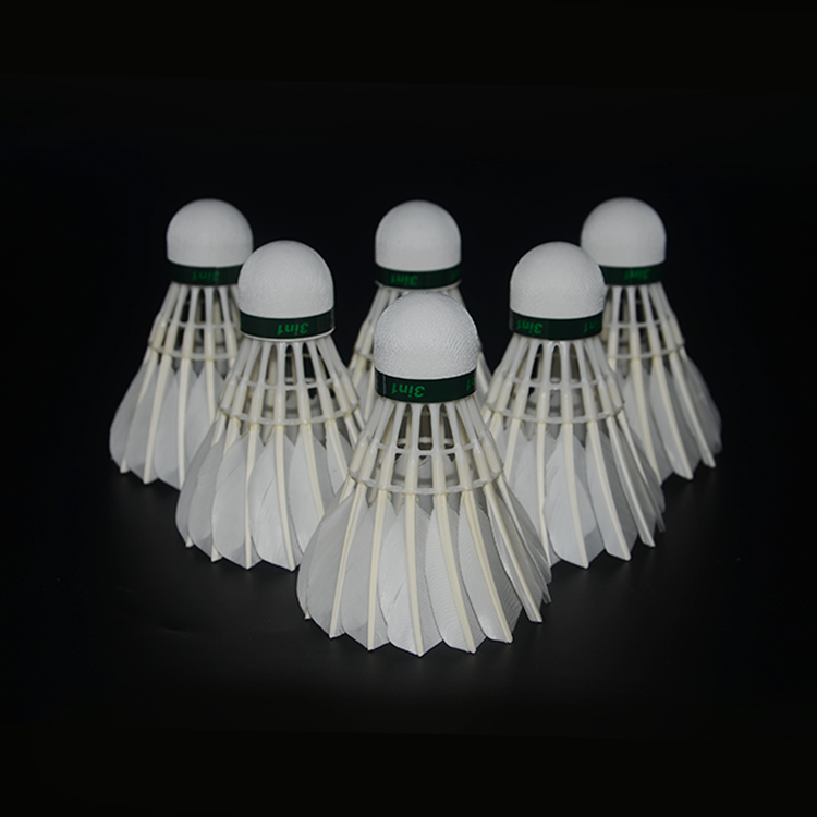 3 In 1 original factory Promotion Design PU cork Class A Goose Feather Badminton Shuttlecock for sports training