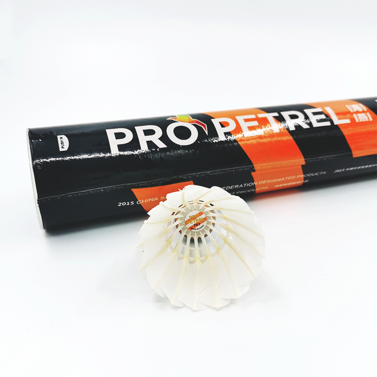 3 In 1 original factory Promotion Design PU cork Class A Goose Feather Badminton Shuttlecock for sports training
