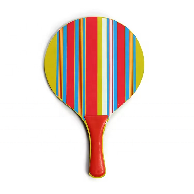 Approved Beginner Racket Light Weigh Beach Toys Wood Paddles Set With Balls