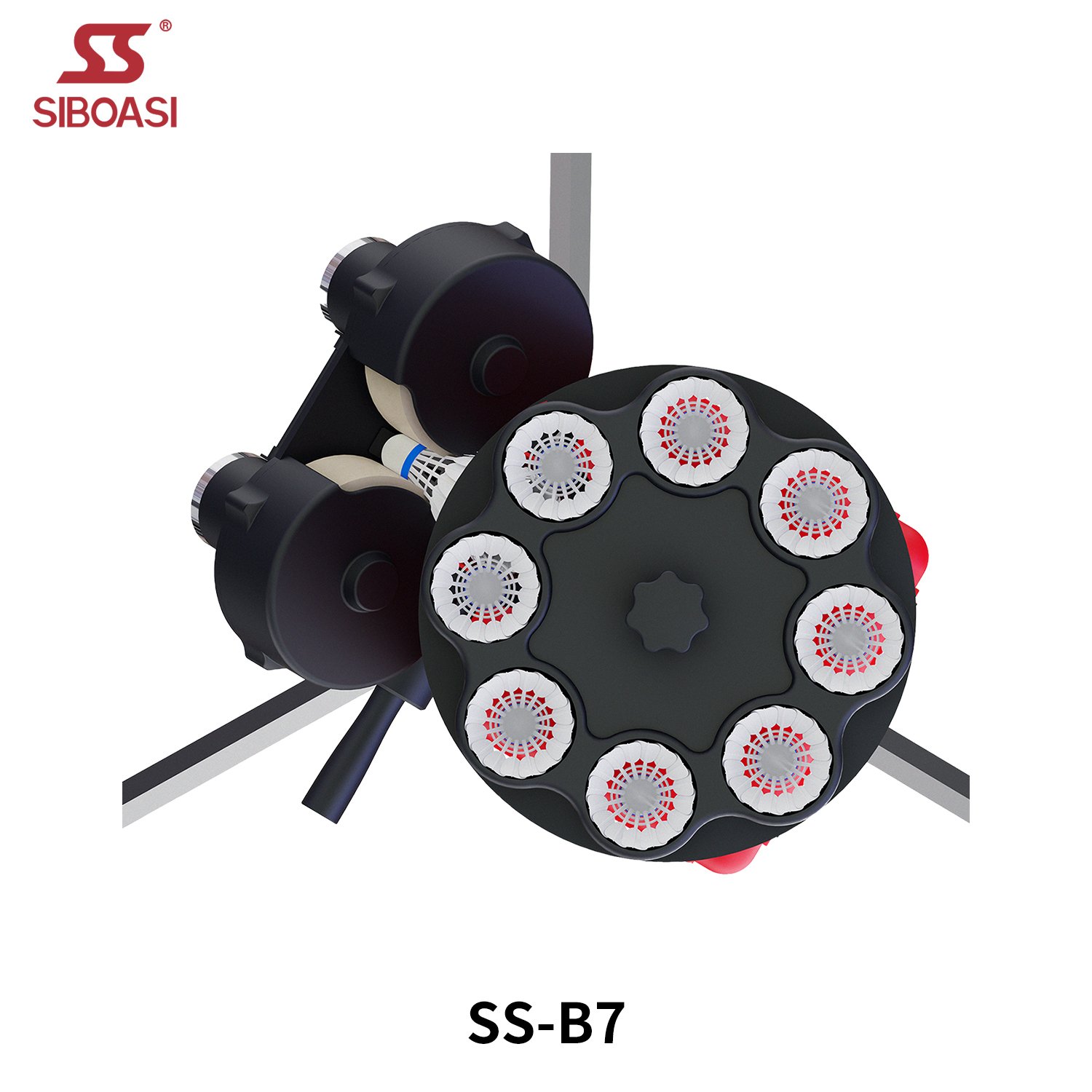 Trainer Badminton Shooting Siboasi Shuttlecock Machine B7