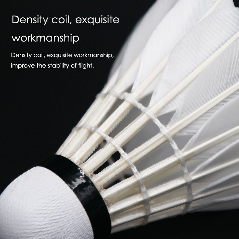 YOUNGJOY Shuttlecock Badminton goose Feather shuttlecock Composite Head durable club training shuttlecock