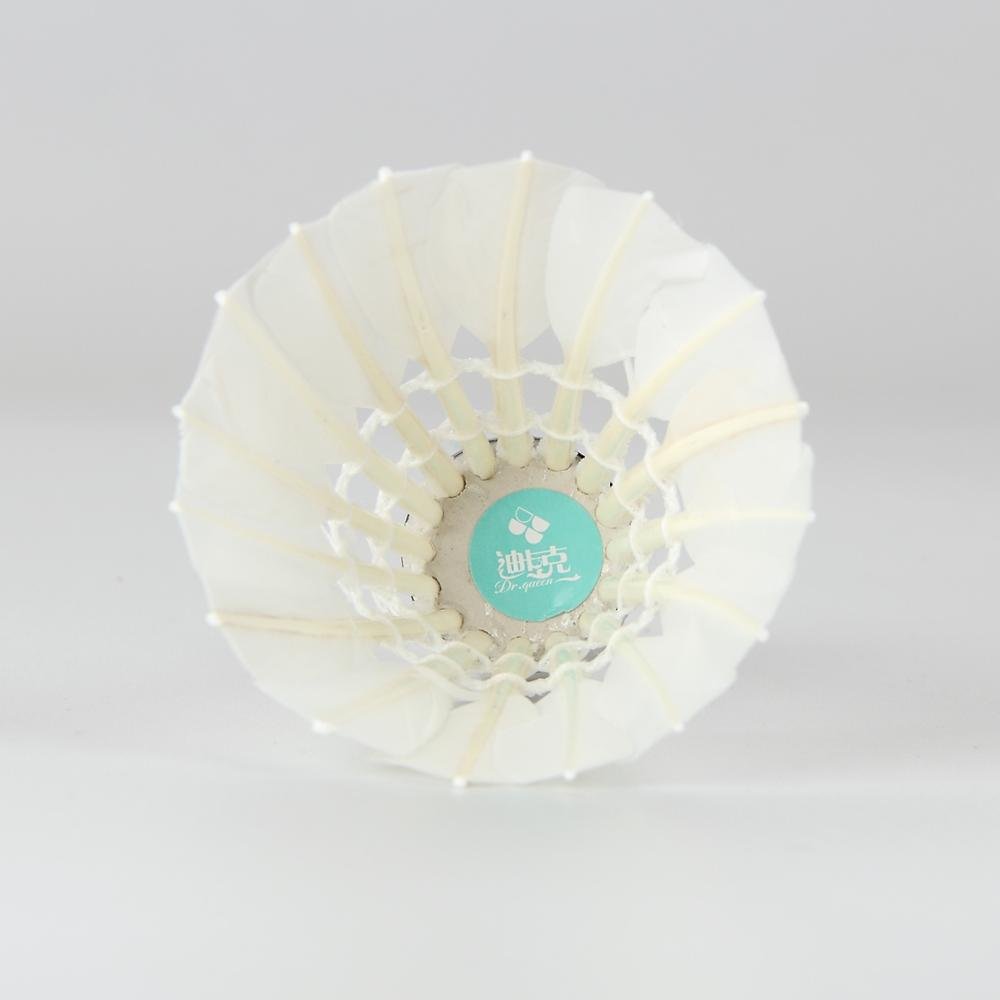 DECOQ factory price durable cheap duck feather badminton shuttlecock for badminton racket