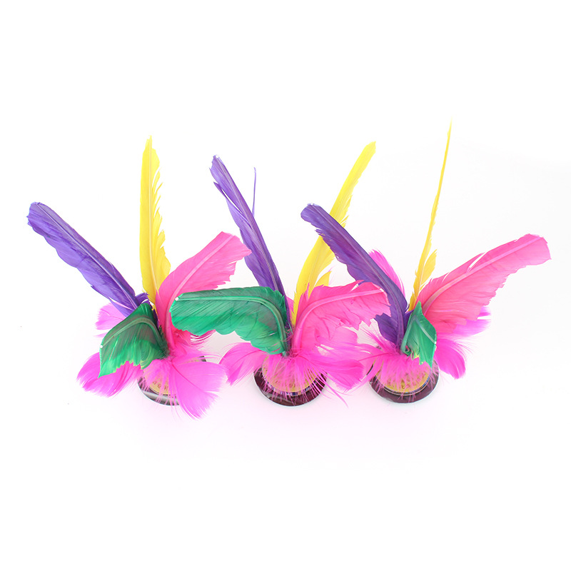 Kick Feather Shuttlecocks Big Size 22CM Original China Jianzi Shuttlecock Customized Kick Shuttlecock