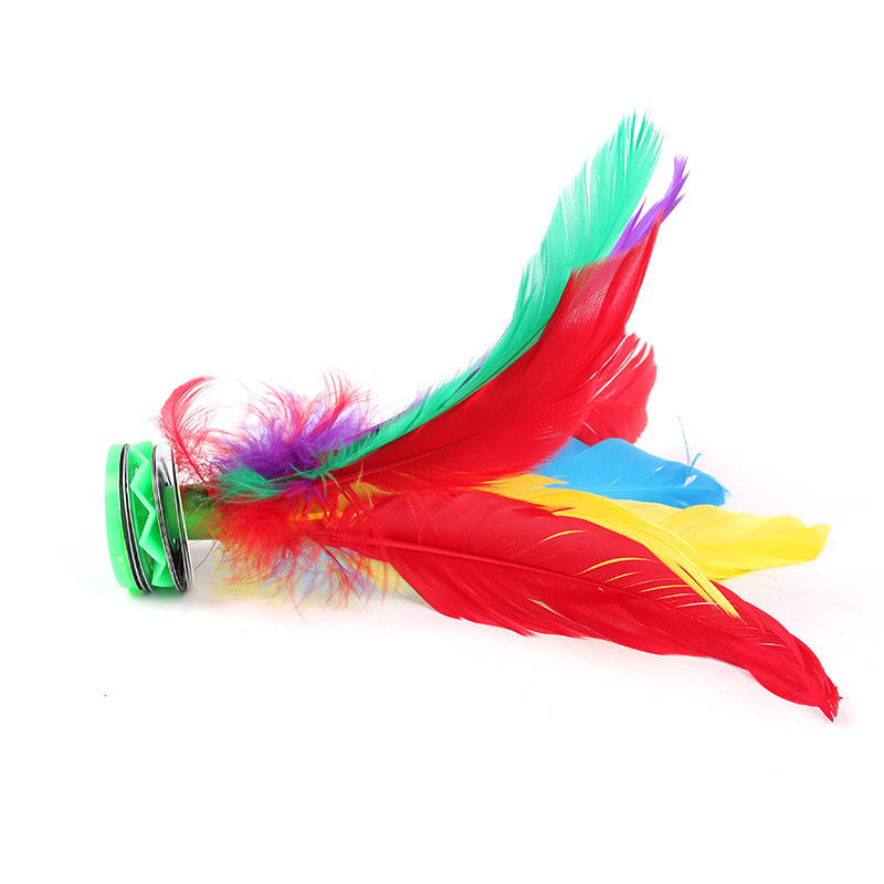Kick Feather Shuttlecocks Big Size 22CM Original China Jianzi Shuttlecock Customized Kick Shuttlecock
