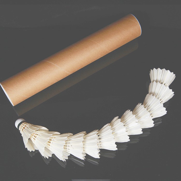 High quality Two-layer Cork Head Goose Feather Badminton Shuttlecocks