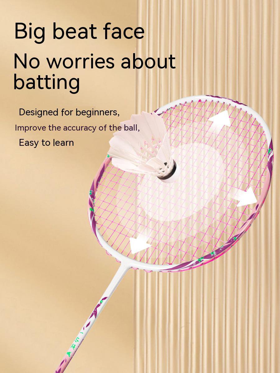 Wholesale Light Weight Training Top Speed Carbon Professional Racket Badminton Carbon Fiber Tension Original Badminton Racket