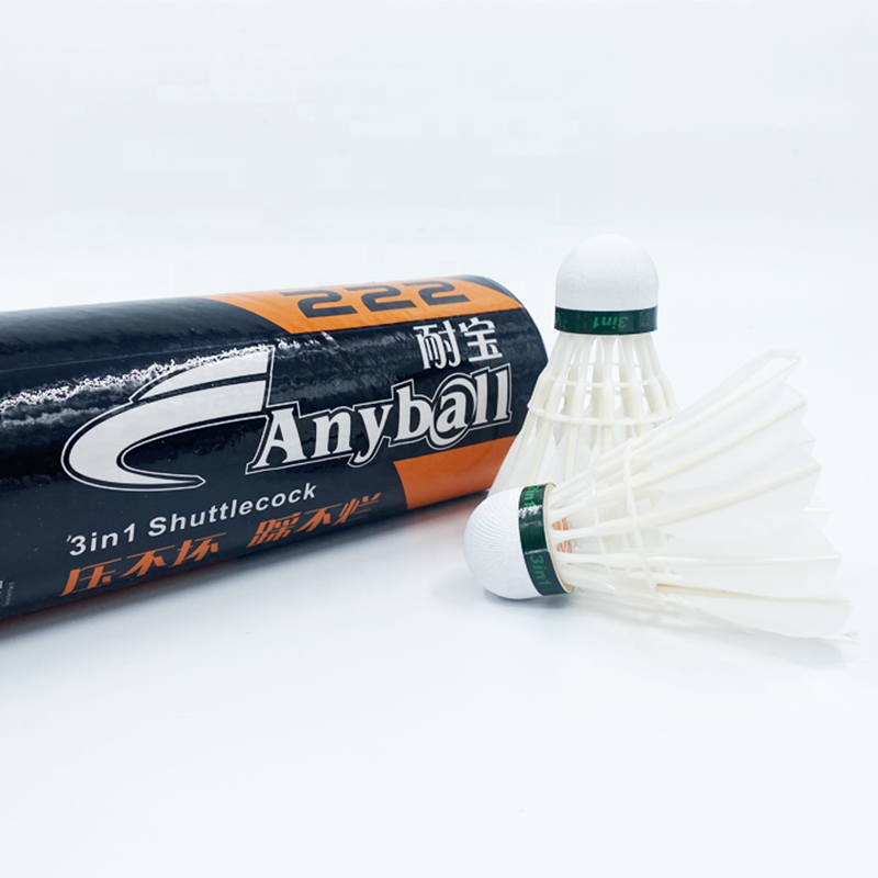 Cheap Badminton Shuttlecock Goose Feather Durable Long-life Feather Shuttlecock Badminton