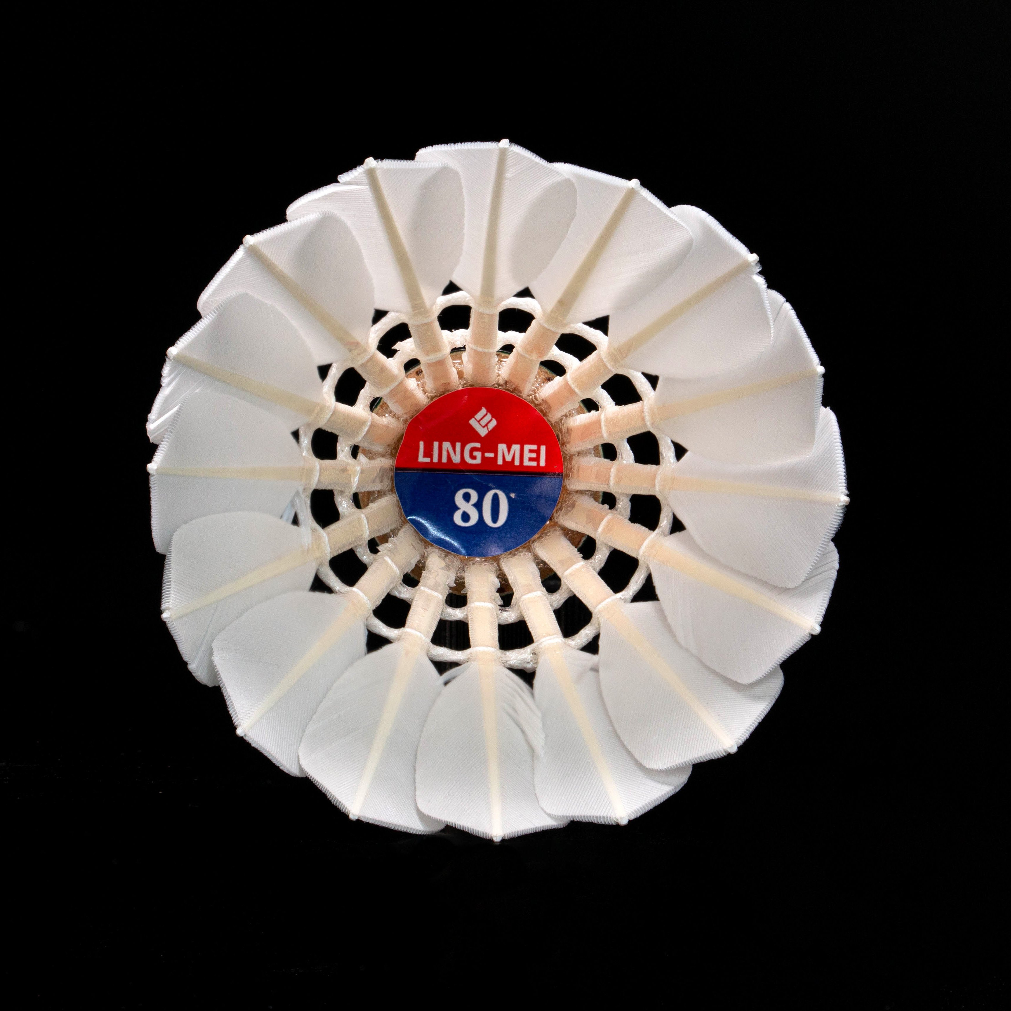 Wholesale Cheap badminton shuttlecock Lingmei 80 for professional tournament