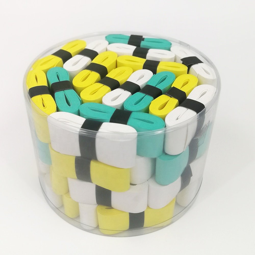 GP102 Tacky over grip 60pcs Box Sweatband Handle Racquet Badminton Overgrip Tennis Grip Tape Soft OEM Customized Logo