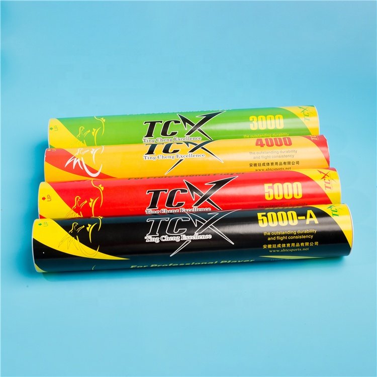 TCX5000 selling philippines goose feather shuttlecock for professional palyers tourament badminton shuttlecocks made in China