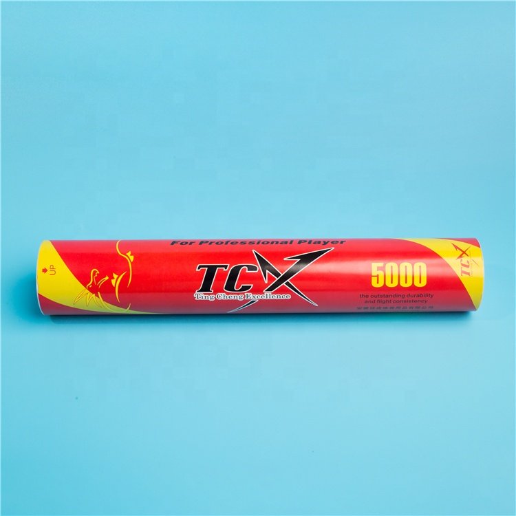TCX5000 selling philippines goose feather shuttlecock for professional palyers tourament badminton shuttlecocks made in China