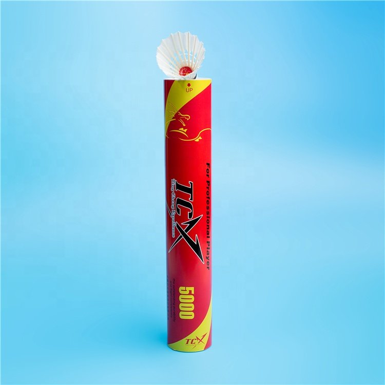 TCX5000 selling philippines goose feather shuttlecock for professional palyers tourament badminton shuttlecocks made in China
