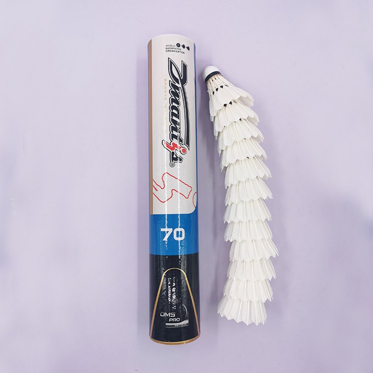 Professional BWF Approved Badminton Shuttlecock High Quality Duranble Goose Feather Speed 74-79 Suitable