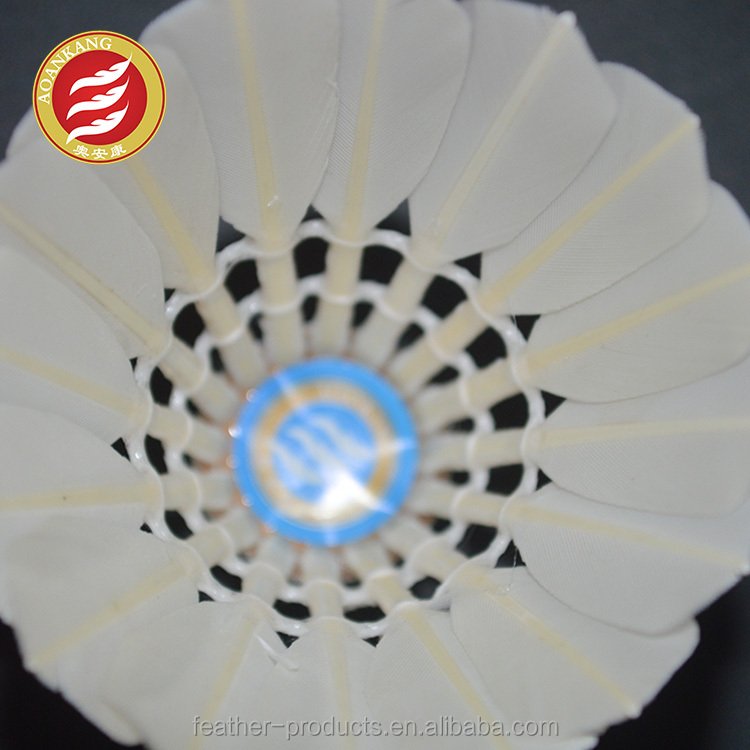 high Quality Goose Feather Badminton Shuttlecock oem manufacturer
