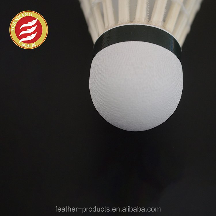 high Quality Goose Feather Badminton Shuttlecock oem manufacturer