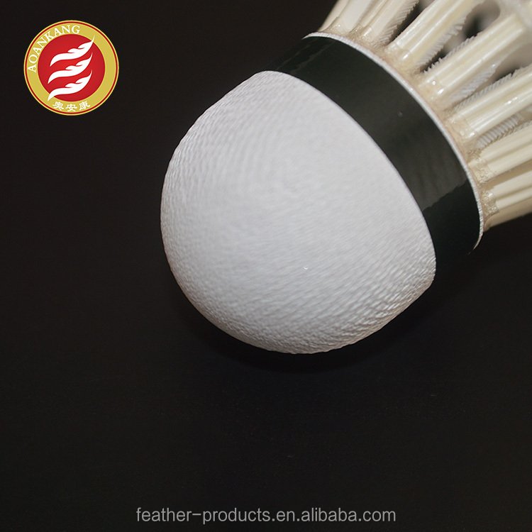 high Quality Goose Feather Badminton Shuttlecock oem manufacturer