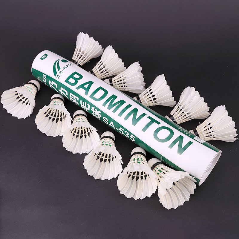 Factory wholesale cheap high quality indoor and outdoor goose feather badminton ball badminton training match ball