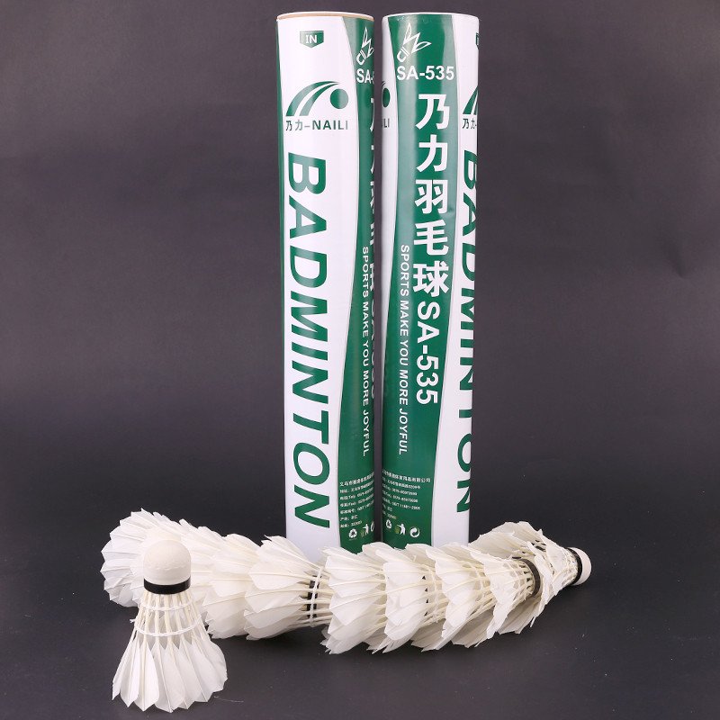 Factory wholesale cheap high quality indoor and outdoor goose feather badminton ball badminton training match ball