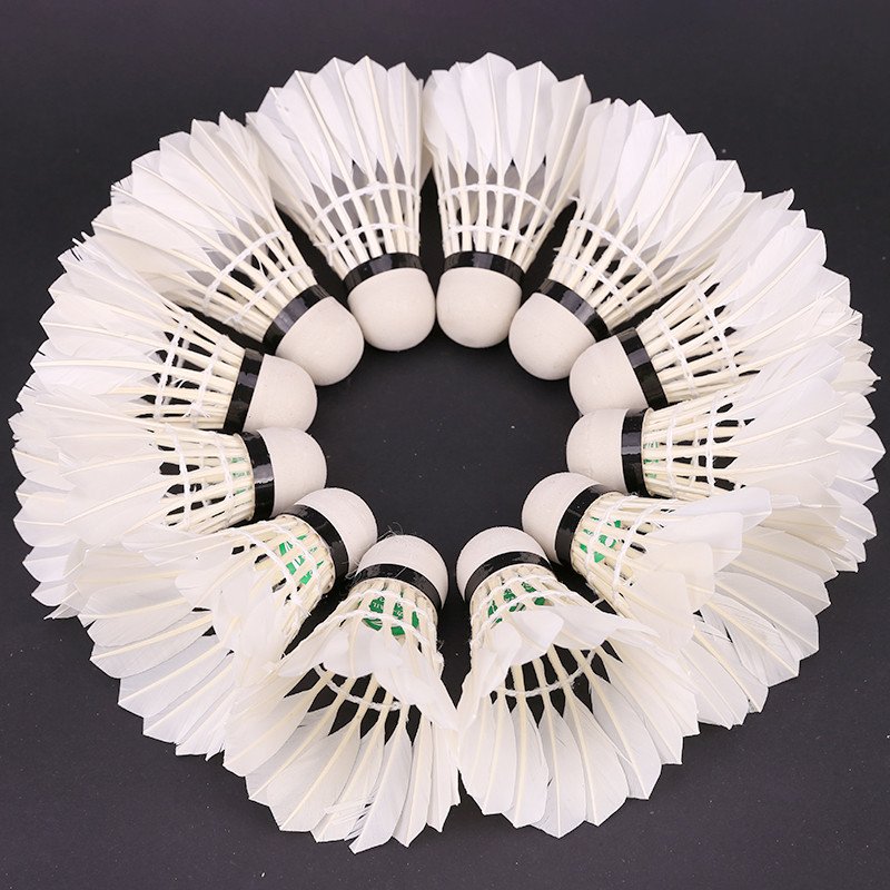 Factory wholesale cheap high quality indoor and outdoor goose feather badminton ball badminton training match ball