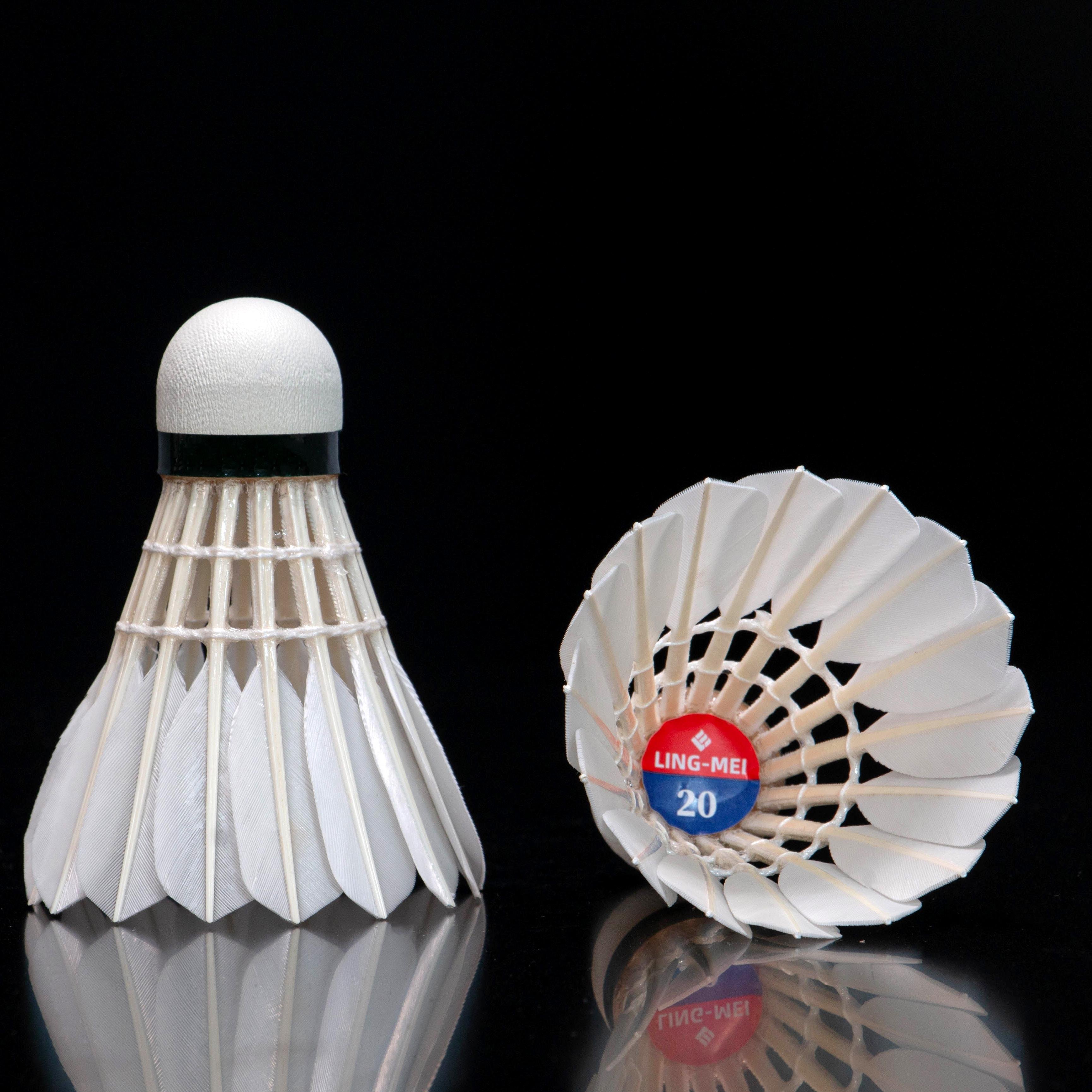 Lingmei 20 Goose Feather Badminton Shuttlecock