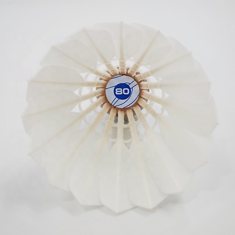 Factory Wholesale Professional Tournament Shuttlecocks Super Goose Feather Durable and Stable for professional players