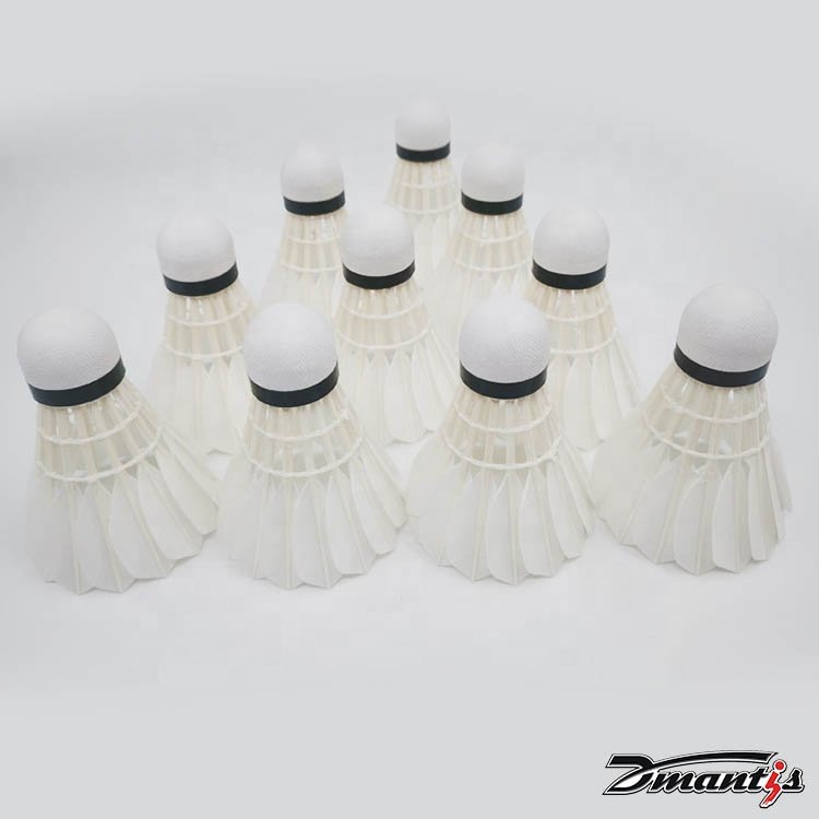 Factory Wholesale Professional Tournament Shuttlecocks Super Goose Feather Durable and Stable for professional players