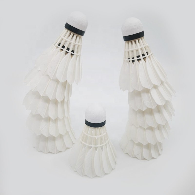 Factory Wholesale Professional Tournament Shuttlecocks Super Goose Feather Durable and Stable for professional players