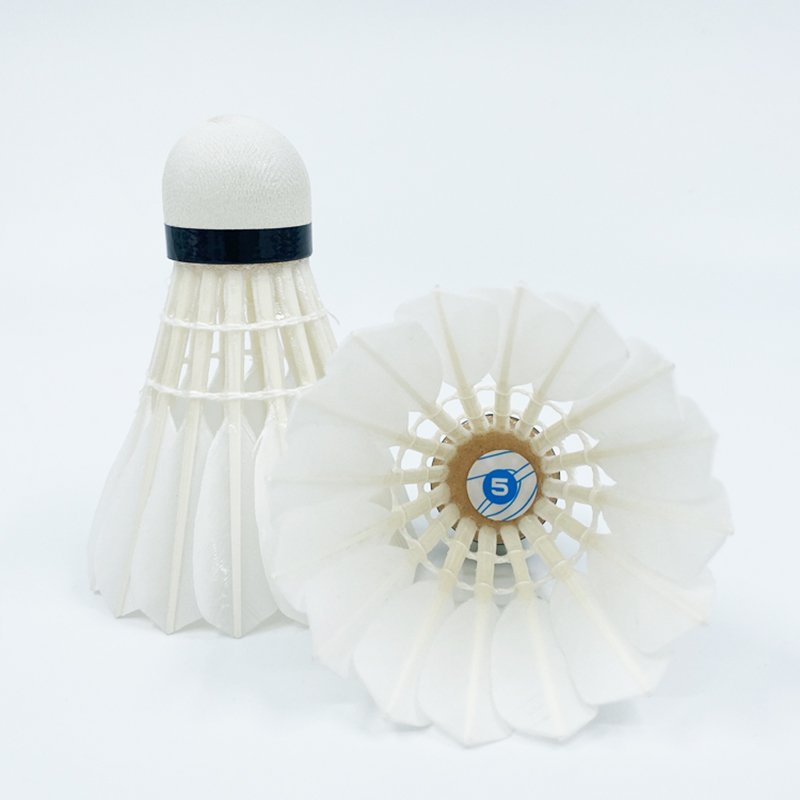 Duck Natural Feather Badminton Shuttlecock With Fiber Cock Professional Shuttlecock D5
